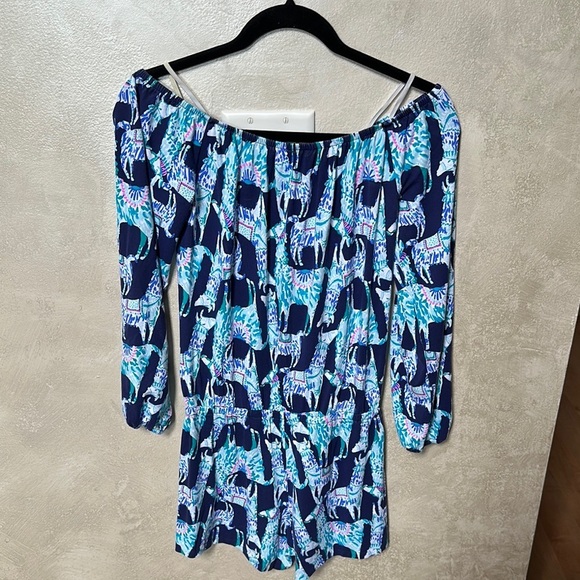 EUC Lilly Pulitzer Lana romper size xs - Picture 11 of 13